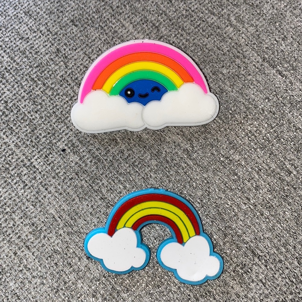 Rainbow Croc Charms